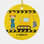 Cooles Foto für den Bagger für kundenspezifische K Keramik Ornament (Vorne)