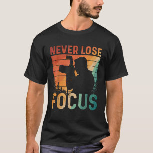 Cooles Fotodesign für Männer Frauen Kamera T-Shirt