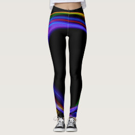 Cooles Fraktal-psychedelisches Leggings