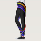 Cooles Fraktal-psychedelisches Leggings (Links)