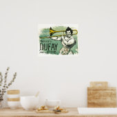 Cooles französisches Vintage Poster mit Trombone P (Küche)