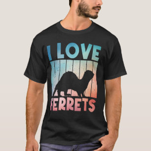Cooles Frettchen-Design für Männer Frauen Frettche T-Shirt
