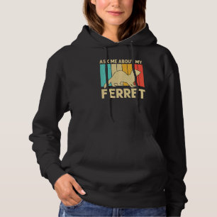Cooles Frettchen für Damen - Besitzer Hoodie