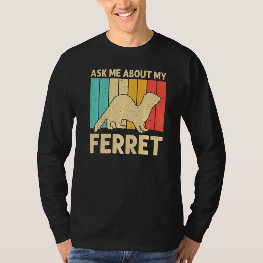 Cooles Frettchen für Damen - Besitzer T-Shirt (Vorderseite)