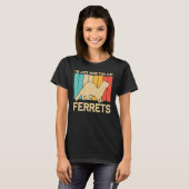 Cooles Frettchen für Damen T-Shirt (Vorne ganz)