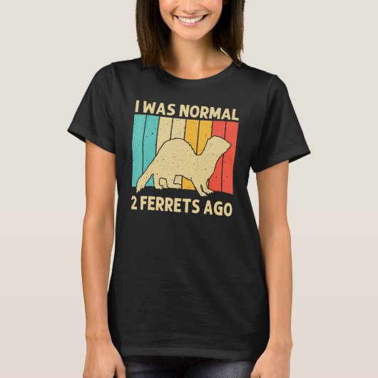 Cooles Frettchen für Damen T-Shirt (Vorderseite)