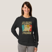 Cooles Frettchen für Damen T-Shirt (Vorne ganz)