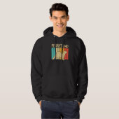 Cooles Frettchen für den Vater Hoodie (Vorne ganz)