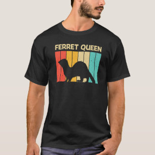 Cooles Frettchen für Frauen Mädchen Wilder Heimtie T-Shirt
