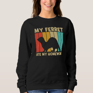 Cooles Frettchen für Kinder Jungen Männer Frettche Sweatshirt