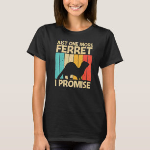 Cooles Frettchen für Männer weibliches Frettchen T T-Shirt