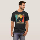 Cooles Frettchen für Männer weibliches Frettchen T T-Shirt (Vorne ganz)