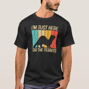 Cooles Frettchen für Männer weibliches Frettchen T T-Shirt