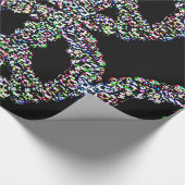 Cooles Friedenssymbylpapier Geschenkpapier (Ecke)