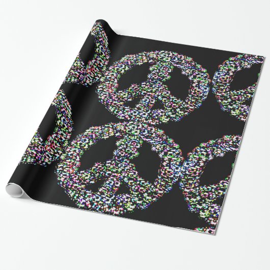 Cooles Friedenssymbylpapier Geschenkpapier (Ungerollt)