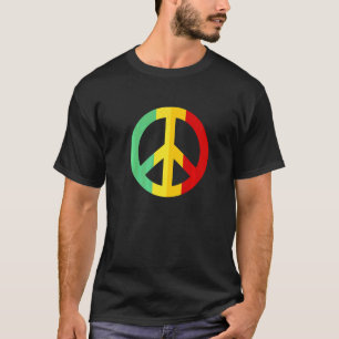 Cooles Friedenszeichen Gleichheit Freiheit Hippie T-Shirt