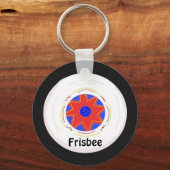 Cooles Frisbedesign Schlüsselanhänger (Vorderseite)