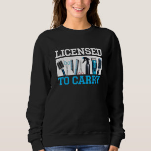 Cooles Friseur für Damen Sweatshirt