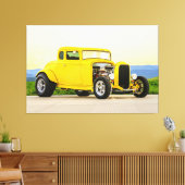 COOLES FRISIERTE AUTO 1 LEINWANDDRUCK (Insitu (Wohnzimmer))