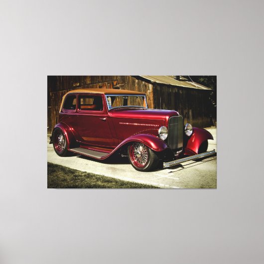 COOLES FRISIERTE AUTO 5 LEINWANDDRUCK (Vorderseite)