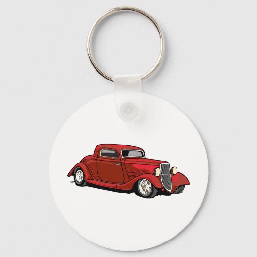 Cooles Frisierte Auto Schlüsselanhänger (Vorderseite)