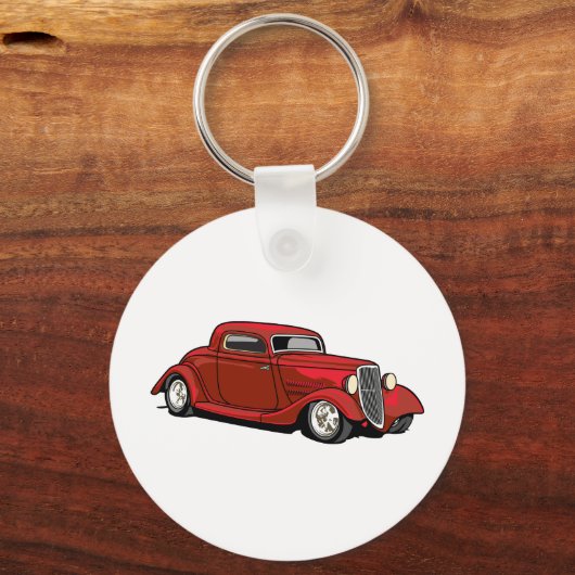 Cooles Frisierte Auto Schlüsselanhänger (Vorderseite)