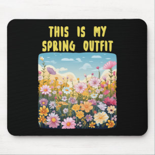 Cooles Frühlingsoutfit für Jungen und Mädchen mit  Mousepad