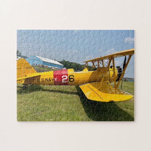 Cooles Fun-Foto, Pilotenfamilie, Luftfahrt Puzzle (Horizontal)