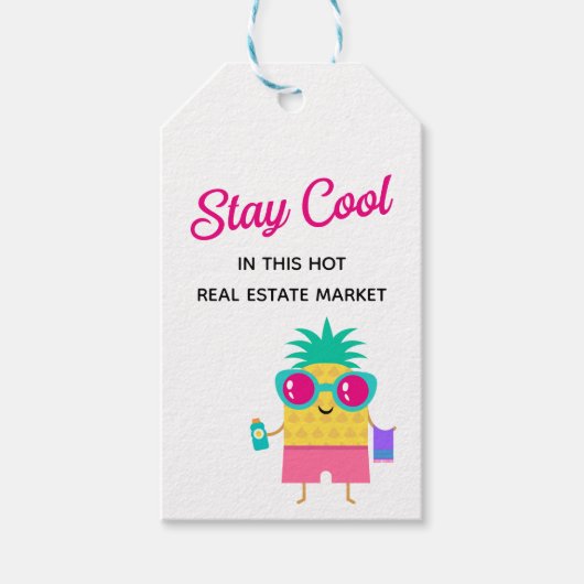 Cooles Fun Summer Realtor Marketing bleibe Geschenkanhänger (Vorderseite)