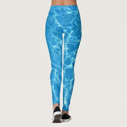 COOLES FUNKELNDES WASSER LEGGINGS (Rückseite)