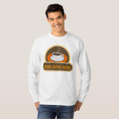 Cooles Funny Coffee Cup Café Coffee Shop Name T-Shirt (Vorne ganz)