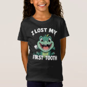 Cooles Funny First Loss Zahnseidenspende T-Shirt (Vorderseite)
