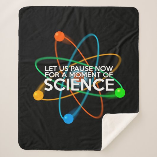 Cooles Funny Science Zitat Modernes Sherpadecke (Vorderseite)