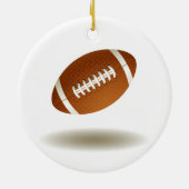 Cooles Fußball-Emblem Keramikornament (Hinten)