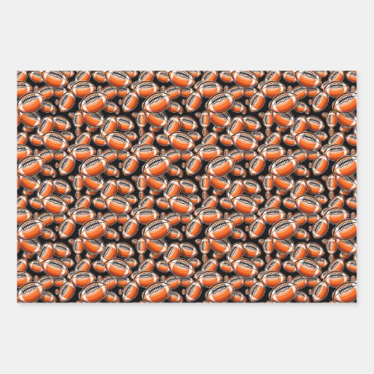 cooles Fußball-Party Geschenkpapier Set (Vorderseite 3)