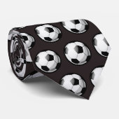 Cooles Fußballsportmuster Krawatte (Gerollt)