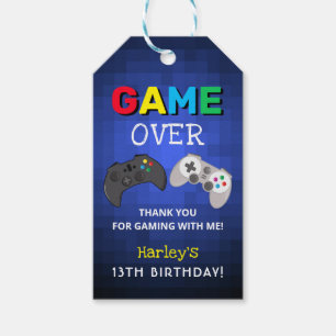 Cooles Game Over Gaming Vielen Dank Geschenkanhänger