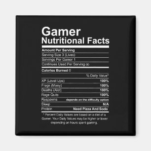 Cooles Gamer-Video-Spiel: ernährungsphysiologische Magnet