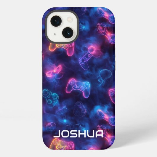 Cooles Gaming Personalisiertes Controller Design iPhone Hülle (Rückseite)