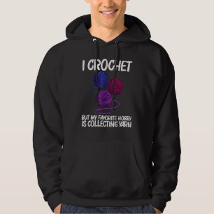 Cooles Garn für Männer Crocheter Strick Knitter Cr Hoodie