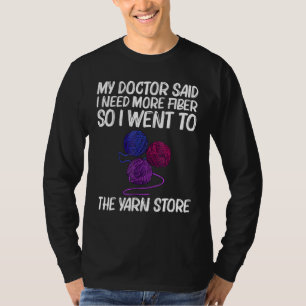 Cooles Garn für Männer Crocheter Strick Knitter Cr T-Shirt