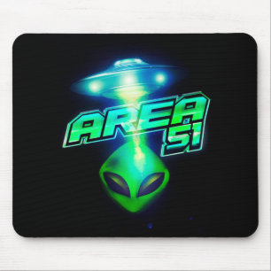 Cooles Gebiet 51 Alien Raumfahrt Mousepad