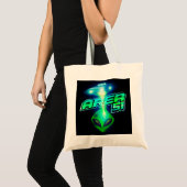 Cooles Gebiet 51 Alien Raumfahrt Tragetasche (Vorderseite (Produkt))