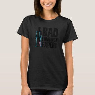 Cooles gebrochenes Bein für Männer Frauen gebroche T-Shirt