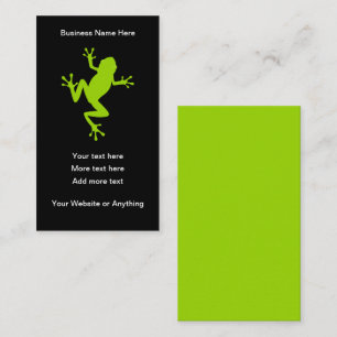 Cooles Gecko-Frosch-Natur-Thema Visitenkarte