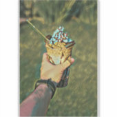 Cooles Gefriereis Aufkleber (Vorderseite)