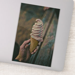 Cooles Gefriereis Aufkleber