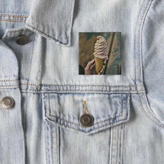 Cooles Gefriereis Button (Beispiel)