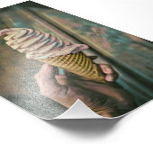 Cooles Gefriereis Fotodruck (Ecke)