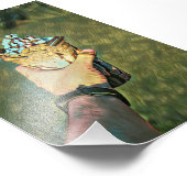 Cooles Gefriereis Fotodruck (Ecke)